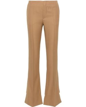 Chloé Relaxed Fit Trousers - Natural