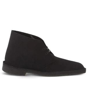 Clarks Desert Boots En Daim - Black