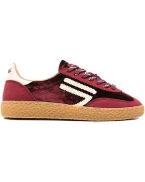 PURAAI Stripe-Detail Trainers - Red