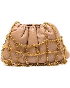 Alysi Medium Crochet-Bag Shoulder Bag - Natural