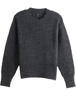 TAIGA TAKAHASHI Lot.525 Ribbed-Knit Crew-Neck Jumper - Grey