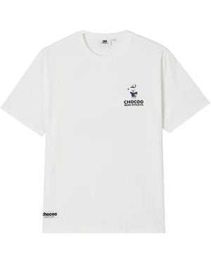 Chocoolate Graphic-Print Cotton T-Shirt - White