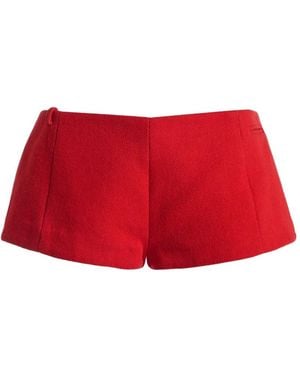 Christopher Esber Archie Moiré Shorts - Rood