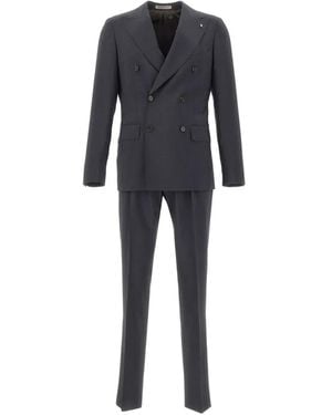 Corneliani Double-Breasted Suit - Blue