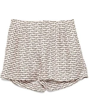 Dice Kayek Geometric Shorts - Natural