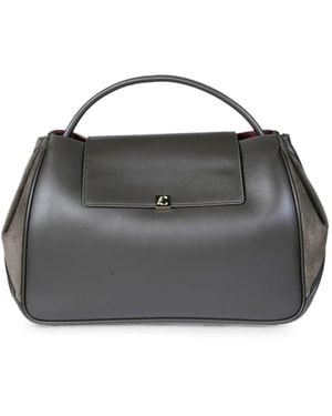 Coccinelle Pansy Leather Cross Body Bag - Black