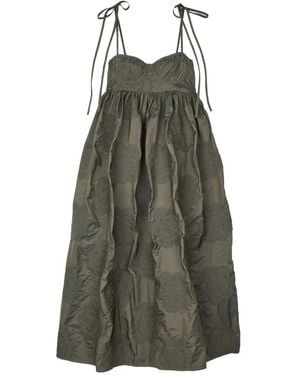 Cecilie Bahnsen Alena Midi Dress - Green