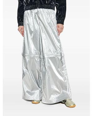 adidas Side-Stripe Layered Pants - Metallic