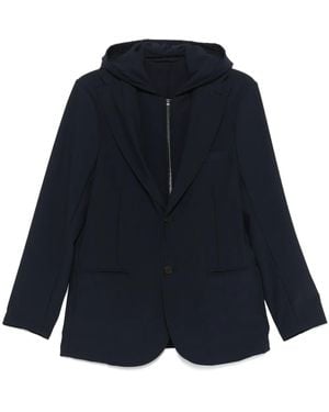 Emporio Armani レイヤード ジャケット - ブルー
