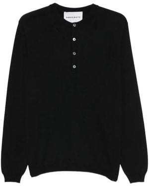Amaranto Pull À Col Tunisien - Black