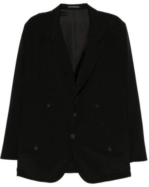 Yohji Yamamoto Ta Tuxedo Blazer - Black