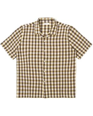 Universal Works Chemise Vichy À Manches Courtes - Multicolour