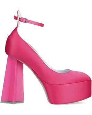 Chiara Ferragni Star Pumps Met Plateauzool - Roze