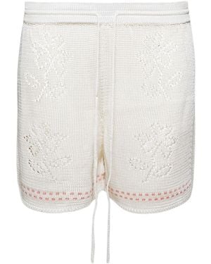 Calle Del Mar Dinner Party Shorts - White