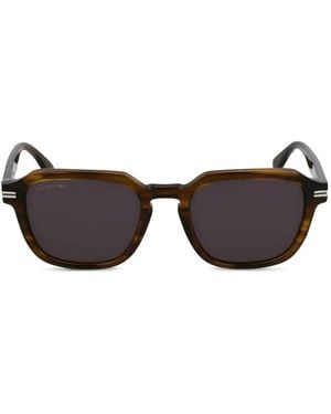 Lacoste The Line Square Sunglasses - Brown