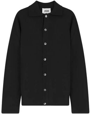 Alpha Industries Alpha Studio Buttoned Cardigan - Black
