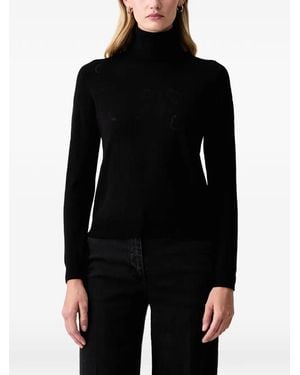 Fracomina Roll-Neck Jumper - Black