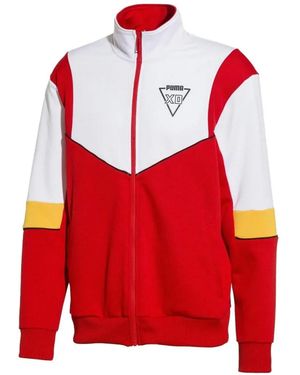 PUMA Archive Zip Fastening Jacket - Red