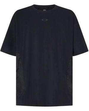 Oakley Logo-Detail T-Shirt - Blue