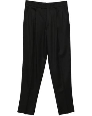 ZEGNA Pantalon De Costume À Plis - Black