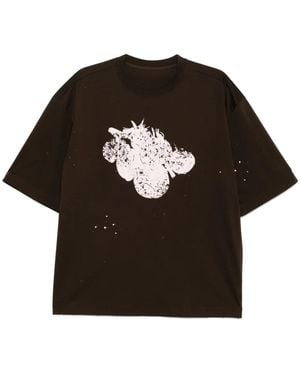 CROQUIS Graphic-Print T-Shirt - Black