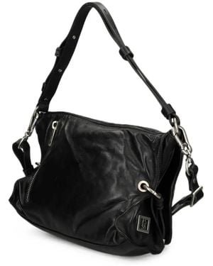 A.s.98 Elodie Tote Bag Aus Leder - Schwarz