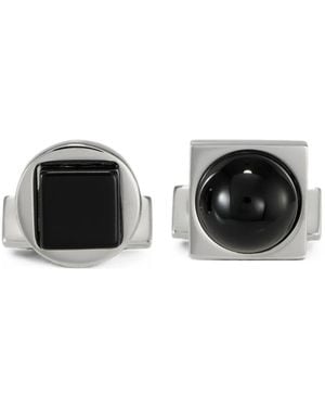 Ferragamo Gemelli Con Pietre Semi Preziose - Nero