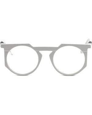 VAVA Eyewear Wl0025 Geometric-Frame Glasses - Natural