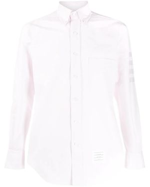 Thom Browne 4bar サテン シャツ - ホワイト