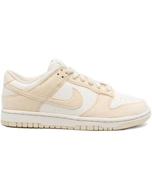 Nike Dunk Low Leather Trainers - Natural