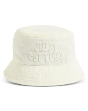 Juicy Couture Vissershoed Met Geborduurd Logo - Wit