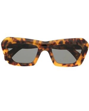Retrosuperfuture Zenya Cat-Eye Frame Sunglasses - Brown