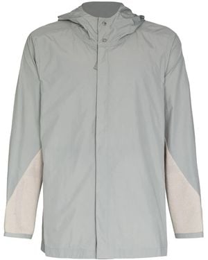 BYBORRE Cortavientos Con Capucha - Gris
