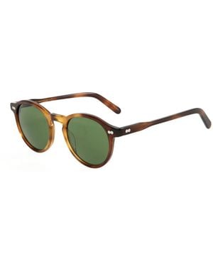 Moscot Round-Frame Sunglasses - Green