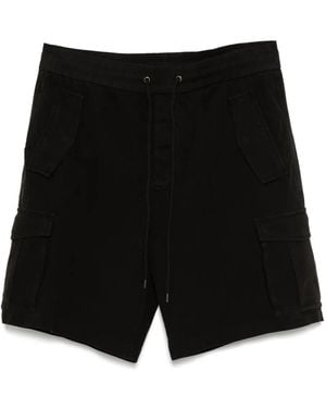 James Perse コットン カーゴショーツ - ブラック