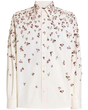 Dolce & Gabbana Cotton Shirt With Embroidery - White