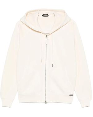 Tom Ford Zip-Up Hoodie - White