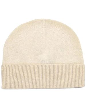 BOSS Ribbed Beanie - Natural