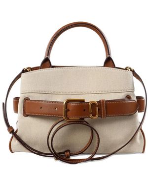 Marc Jacobs The Small Satchel Belted Tote Bag - Metallic