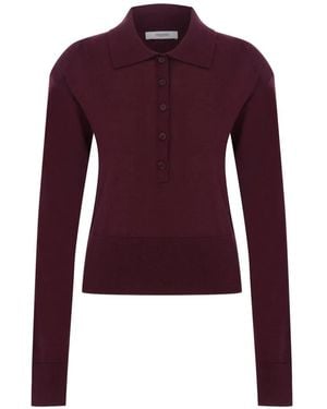 MEGUSTA Polo En Maille Matelassée - Purple