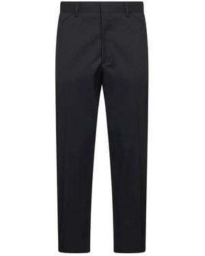 D4.0 Pantaloni Con Tasche A Filetto - Blu