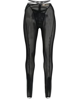 KNWLS Transparente Leggings - Schwarz