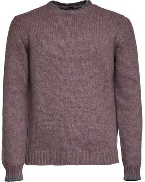 Fedeli Argentina Crew-Neck Sweater - Purple