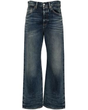 Acne Studios Jeans A Gamba Ampia - Blu