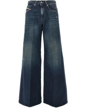 DIESEL Logo-Patch Jeans - Blue