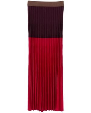 Mrz プリーツ スカート - レッド