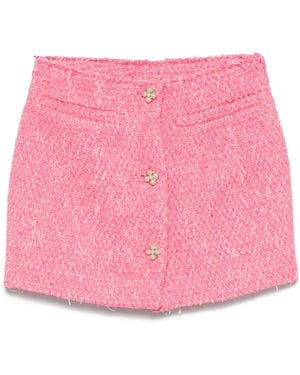 Vetements Deconstructed Mini Skirt - Pink