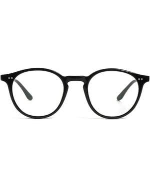 PETER AND MAY Herold Round-Frame Sunglasses - Black