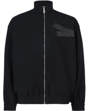 Gcds Logo-Tape Bomber Jacket - Black