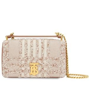Burberry Bolso Satchel Con Placa Del Logo - Neutro